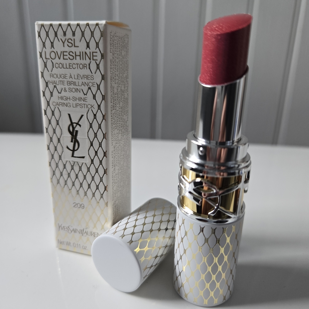 Rare! Limited Edition! YSL Loveshine High-Shine Lipstick - #209 Pink Desire